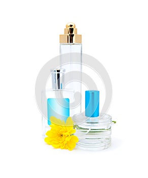 Bottles with perfumes