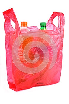 Bottles in Plastic Bag