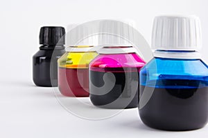 Bottles of refill color photo