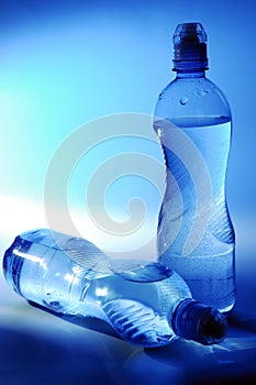 Bottles of water