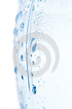 Bottles of water isolated on the white