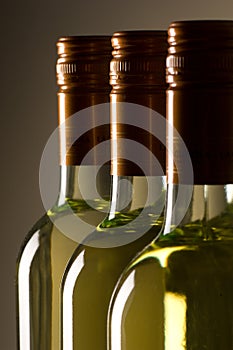 Flaschen aus weißwein 