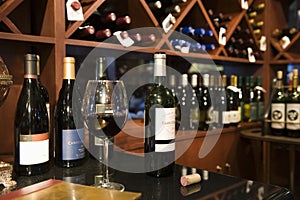 Bottles In Wine Shop