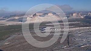 The bottom of the ancient dried up Tethys ocean remains of the salt mountains