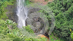 Bottom of Chamarel Waterfall. Mauritius