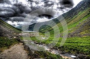 From the bottom of Glendalough photo