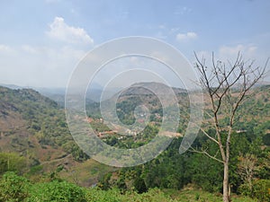 Bottom of Idukki dam and its surrounding area