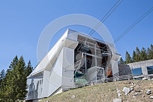 bottom station saentis mountain furnicular switzerland