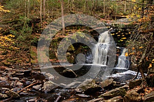 Bottom tier of Enders Falls in Enders State Forest