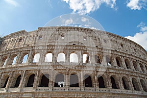 Bottom View of Colosseum