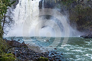 Bottom Of Washington Waterfall