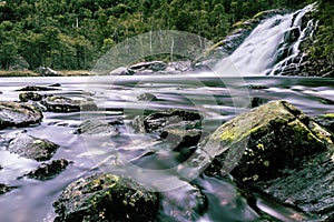 Bottom of the waterfall