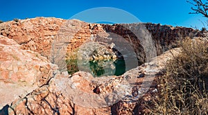 Bottomless Lakes State Park in New Mexico