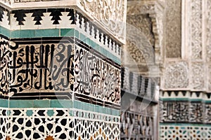 Bou Inania Madrassa in Fez, Morocco