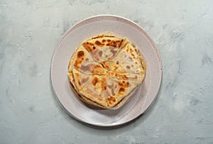 Bouchiar, fluffy Berber pies. Top view.