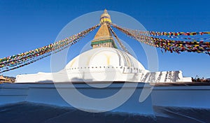 Boudha bodhnath Boudhanath stupa Kathmandu prayer flags