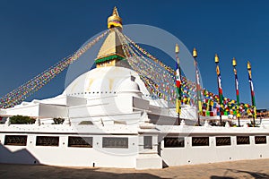 Boudha bodhnath Boudhanath stupa Kathmandu prayer flags