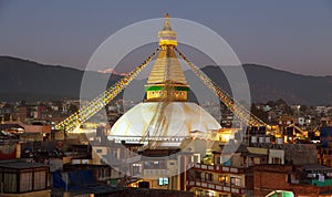 Boudha or Bodhnath stupa - Kathmandu - Nepal