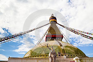 Boudha Stupa in Kathmandu