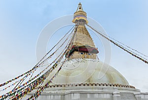 Boudhanath also called Boudha, Bouddhanath or Baudhanath is a buddhist stupa in Kathmandu, Nepal