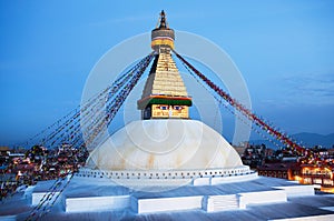 Boudhanath (Boudnath) Stupa in the Kathmandu