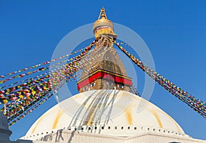 Boudhanath stupa, Kathmandu city, buddhism in Nepal