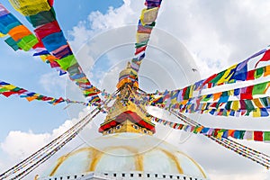 Boudhanath Stupa in Kathmandu, Nepal