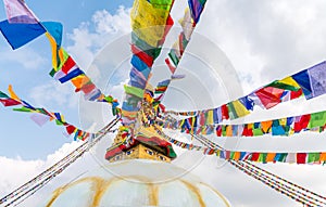 Boudhanath Stupa in Kathmandu, Nepal