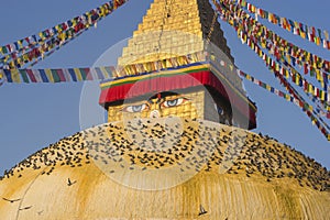 Boudhanath Stupa in Kathmandu, Nepal