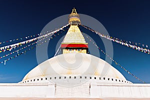 Boudhanath stupa in Kathmandu, Nepal