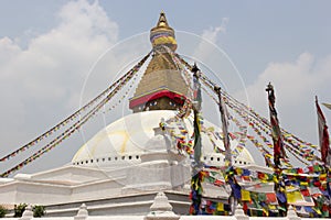 Boudhanath stupa in Kathmandu, Nepal