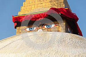 Boudhanath stupa in Kathmandu, Nepal