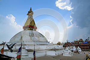 Boudhanath stupa in Kathmandu, Nepal