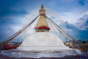 Boudhanath Stupa in Kathmandu, Nepal