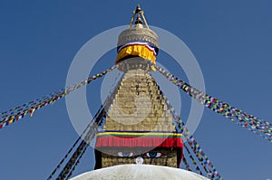 Boudhanath Stupa Wisdom Eyes