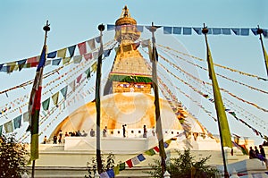 Boudhanath Temple, Kathmandu Nepal