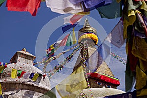 Boudhnath largest buddhist stupa in Kathamndu Nepal