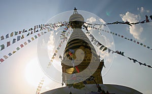 Boudhnath stupa in Neapl, Kathmandu