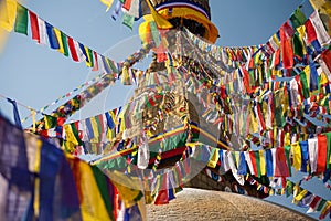 Boudnath stupa in Kathmandu, Nepal