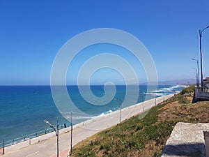 Boudouaou el Bahri beach in Boumerdes, Algeria