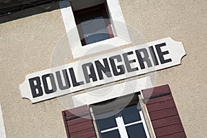 Boulangerie Bakery Sign, Provence, France