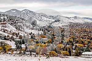 Boulder Colorado - First Snow