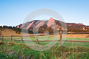 Flatirons Boulder Colorado photo