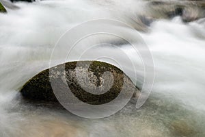 Boulder in Demanovka River, Slovakia