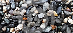 boulder pebble beach stones background seamless texture for design use