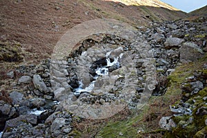 Boulder strewn bottom of Raise Beck