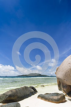 Boulders at Anse Grosse Roche, La Digue, Seychelles