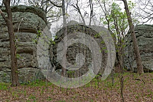 Boulders in Black mountain Tennessee photo
