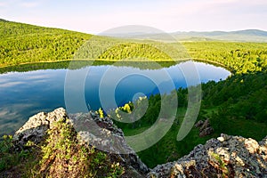 The boulders and heaven lake