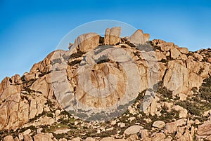 Boulders On Mountain Ridge
